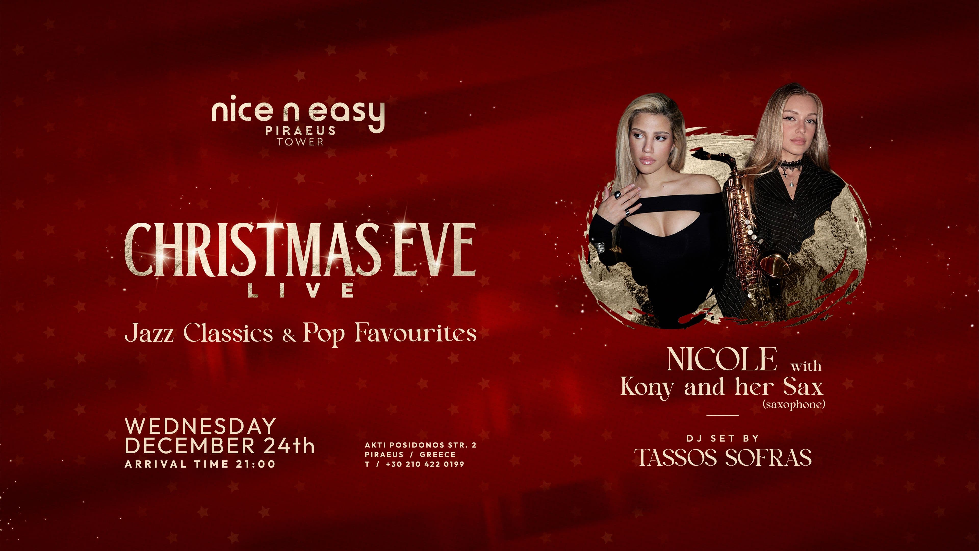 Christmas Eve at Nice n easy Piraeus Tower